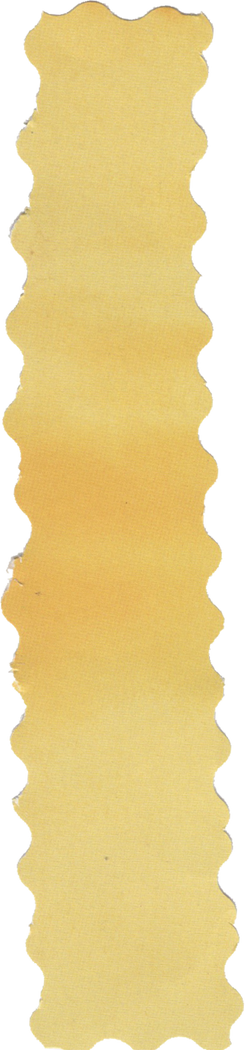 Scrapbook Cutout Yellow Wavy Paper